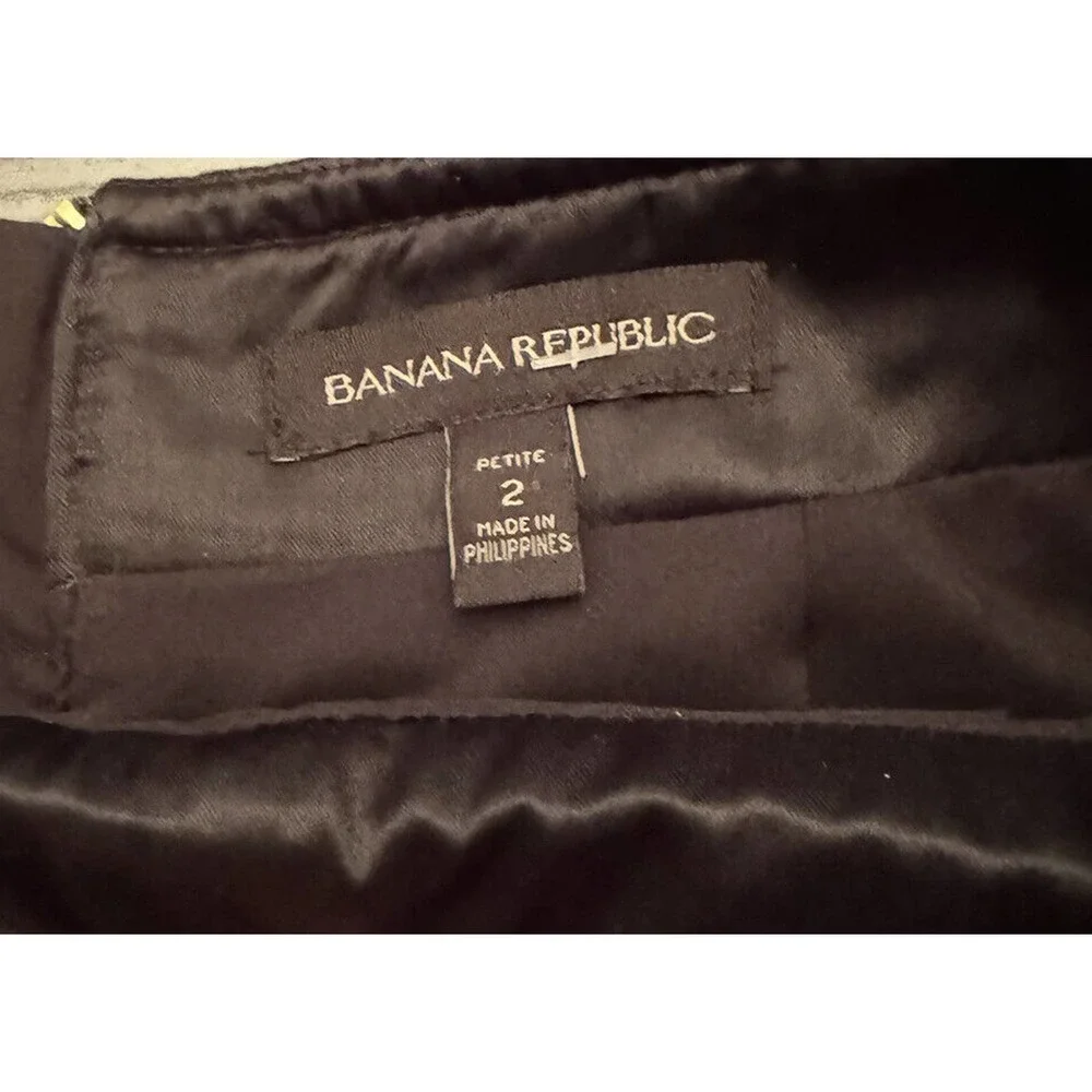 BANANA‎ REPUBLIC Vegan Faux Leather Skirt size 2P